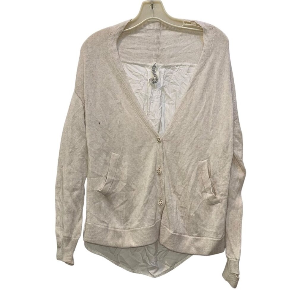 lululemon athletica white cardigan sweater 4